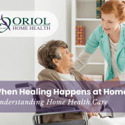 Home health nurse providing skilled care to a patient in the comfort of their home in Central Massachusetts