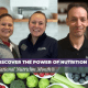 Dining and nutrition team members at Oriol Health Care celebrating National Nutrition Month with healthy foods and personalized care