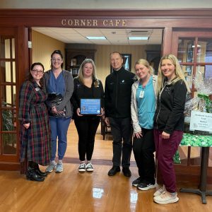 Dr. Mikhail Novikov presents the 2026 Partner in Wound Care Excellence Award to the Oakdale Rehabilitation & Skilled Nursing Center team Dr. Mikhail Novikov presents the 2026 Partner in Wound Care Excellence Award to the Oakdale Rehabilitation & Skilled Nursing Center team.