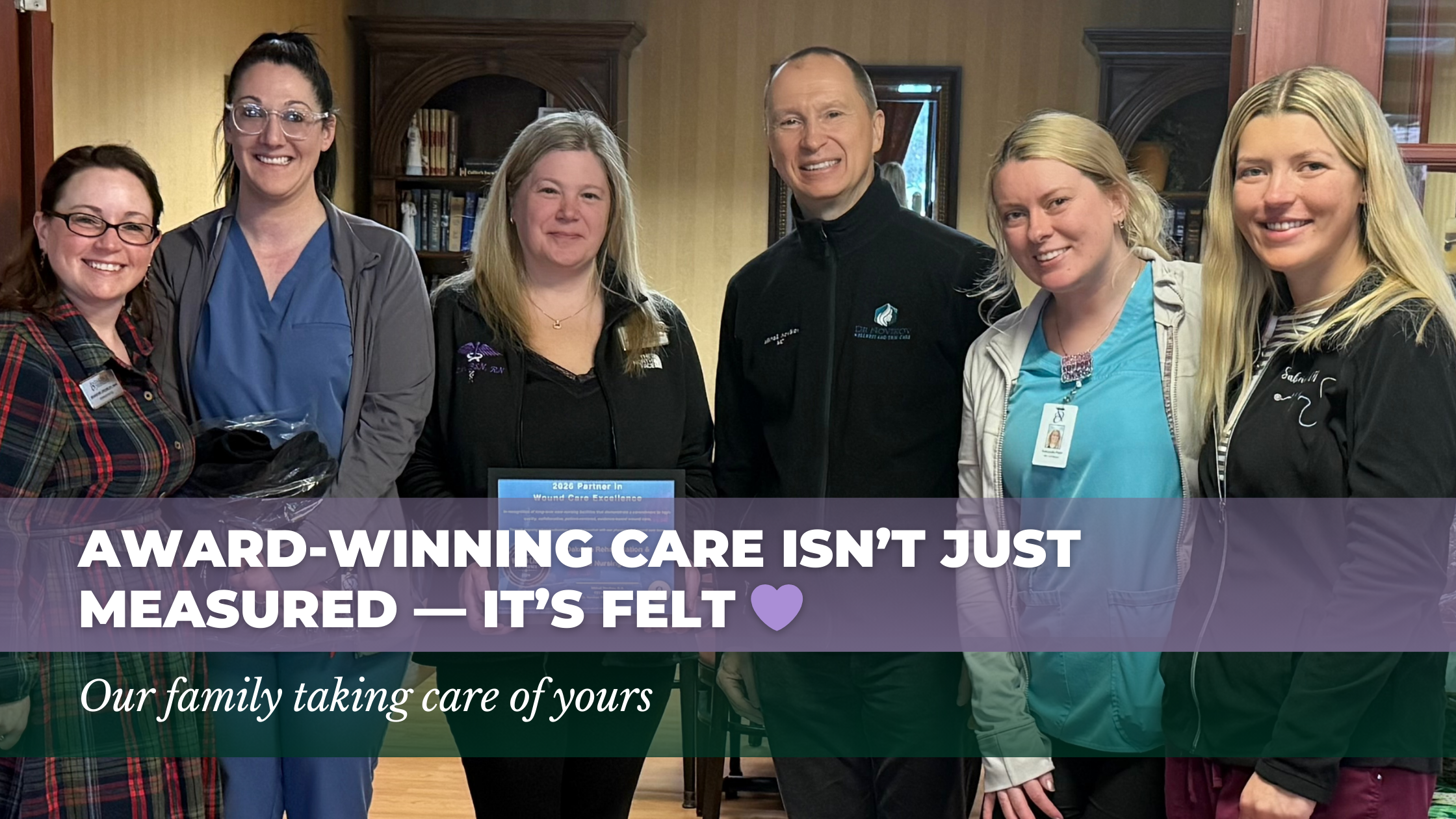 Oakdale Rehabilitation Named 2026 Partner in Wound Care Excellence Oakdale Rehabilitation team with Dr. Mikhail Novikov after being named a 2026 Partner in Wound Care Excellence