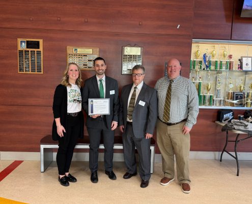 Mountview inclusive education grant presentation by Nathan and David Oriol to Mountview Middle School leadership in Holden Massachusetts.