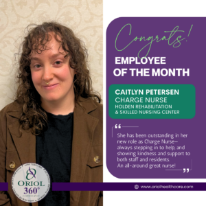 EOM May_Holden _Caitlyn Petersen Caitlyn Petersen May 2026 Employee of the Month Holden Rehabilitation