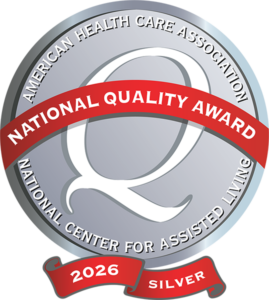 AHCA/NCAL National Quality Award β Silver 2026 American Health Care Association / National Center for Assisted Living National Quality Award, Silver level, 2026
